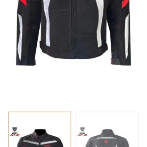 Prosev Jkt‑01 4 mevsim Motosiklet Montu – Siyah/kırmızı