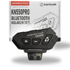 Knmaster KN550 PRO Motosiklet Bluetooth Kulaklık Mikrofon Seti